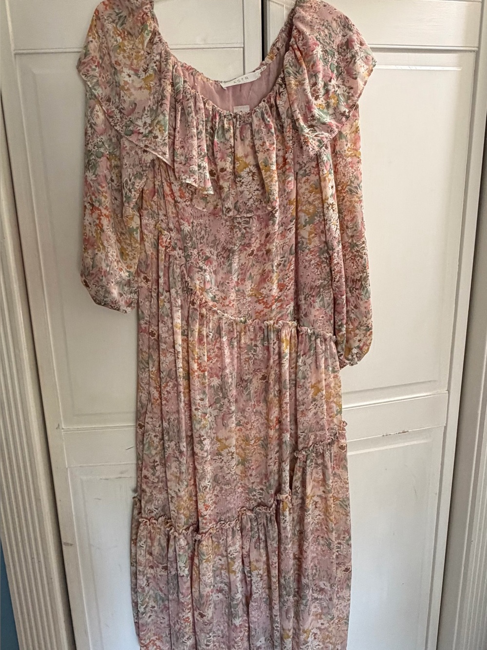 Flowered dress ready for race season!